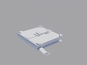 Raw book 3D Model