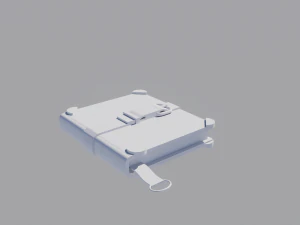 Raw book 3D Model