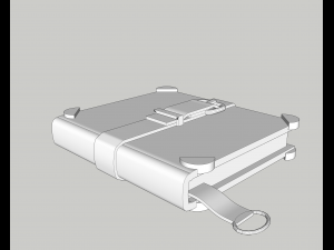 Raw book 3D Model