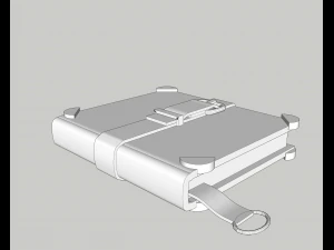 Raw book 3D Model