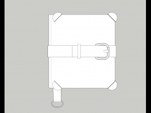 Raw book 3D Model