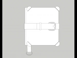 Raw book 3D Model