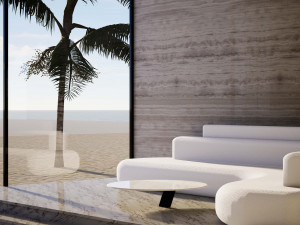 Curved sofa 3D Model