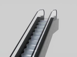 Escalator stairs 3D Model