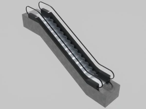 Escalator stairs 3D Model