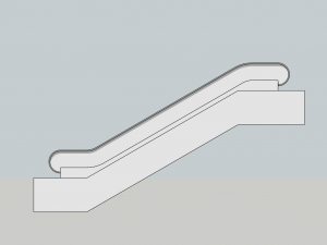Escalator stairs 3D 모델