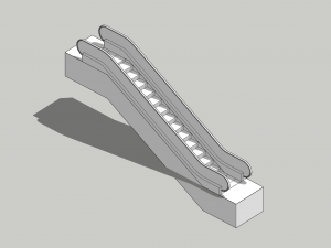 Escalator stairs 3D 모델