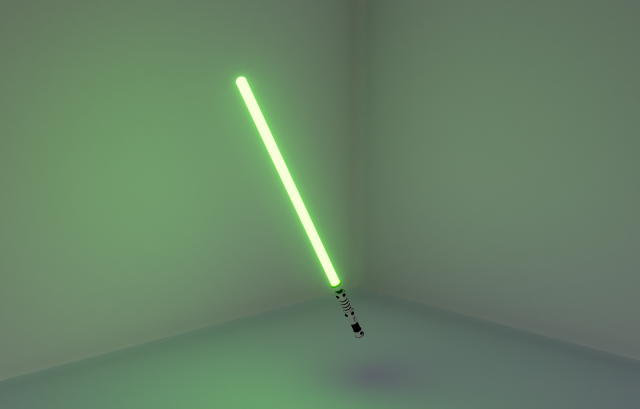 Lightsaber laser sword 3D Modell .c4d .max .obj .3ds .fbx .stl .blend 