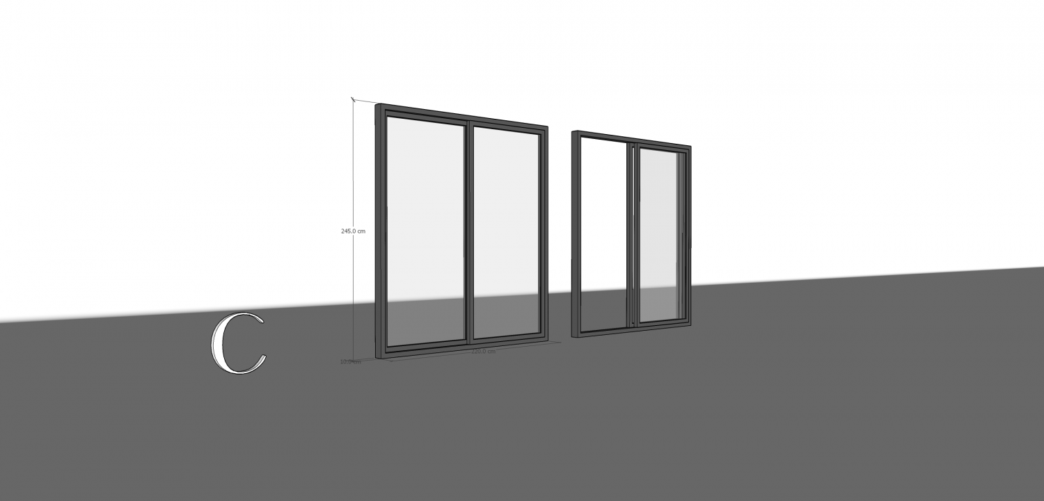 High quality model of door #8: interior & exterior PVC French Patio 3D  Model $9 - .max .3ds .dxf .fbx .obj .unknown - Free3D