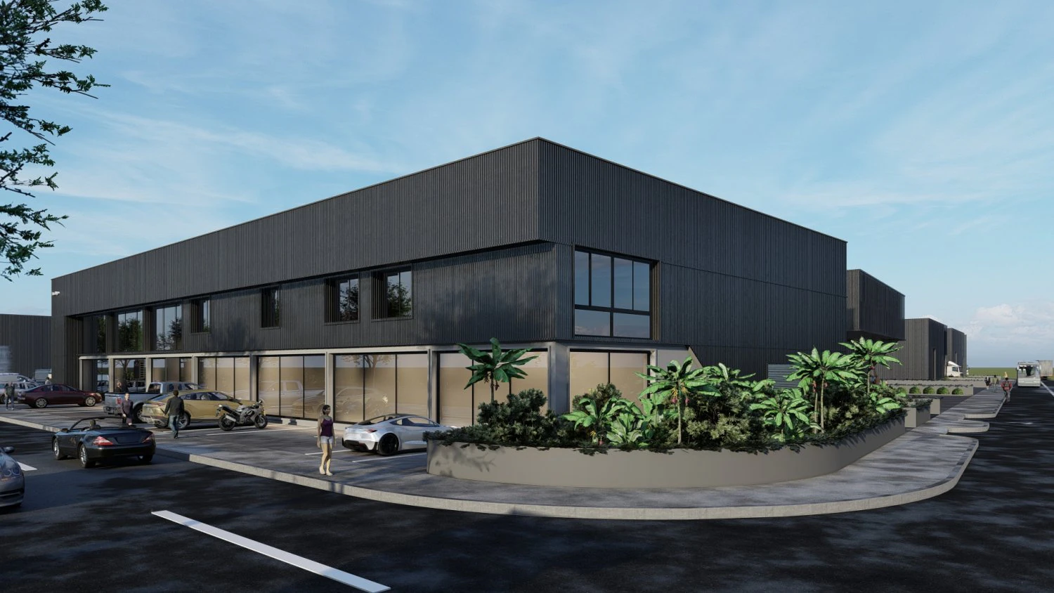 Warehouses 3D Model .c4d .max .obj .3ds .fbx .stl .blend 
