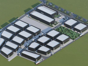 Warehouses 3D Model