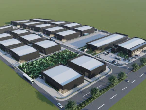 Warehouses 3D Model