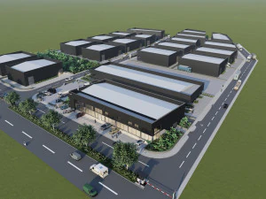 Warehouses 3D Model