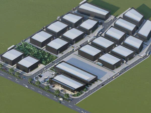 Warehouses 3D Model