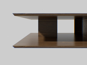 Modern coffee-table low poly 3D Model