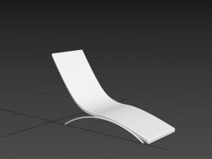 Relax Lounge Chair Modello 3D
