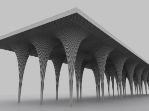 Parametric Structure high-poly 3D Model