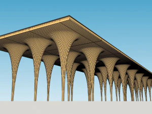 Parametric Structure high-poly 3D Model