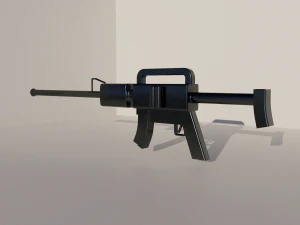 ライフルのローポリ ローポリ 3Dモデル