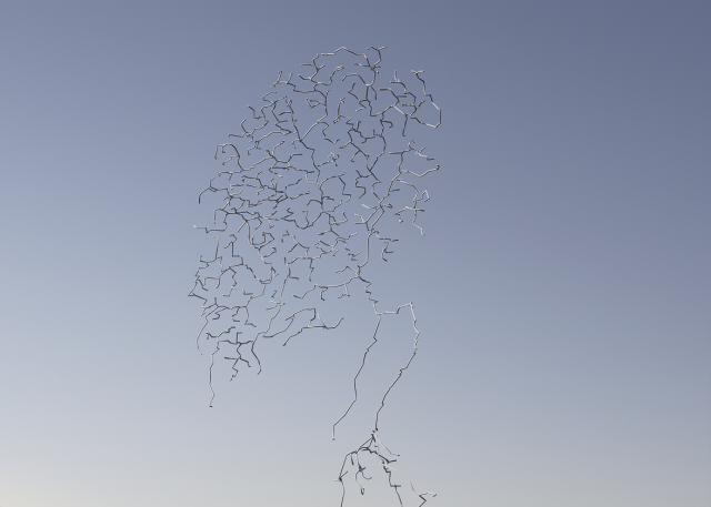 3D Neuron Model-04 3D Модель .c4d .max .obj .3ds .fbx .stl .blend 
