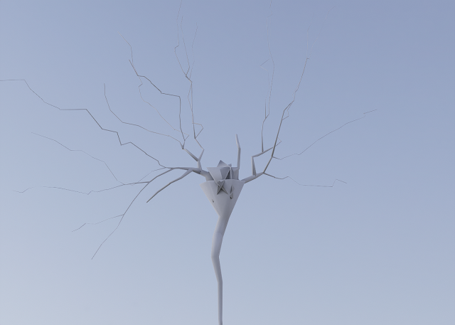 3D Neuron Model-08 3Dモデル .c4d .max .obj .3ds .fbx .stl .blend 