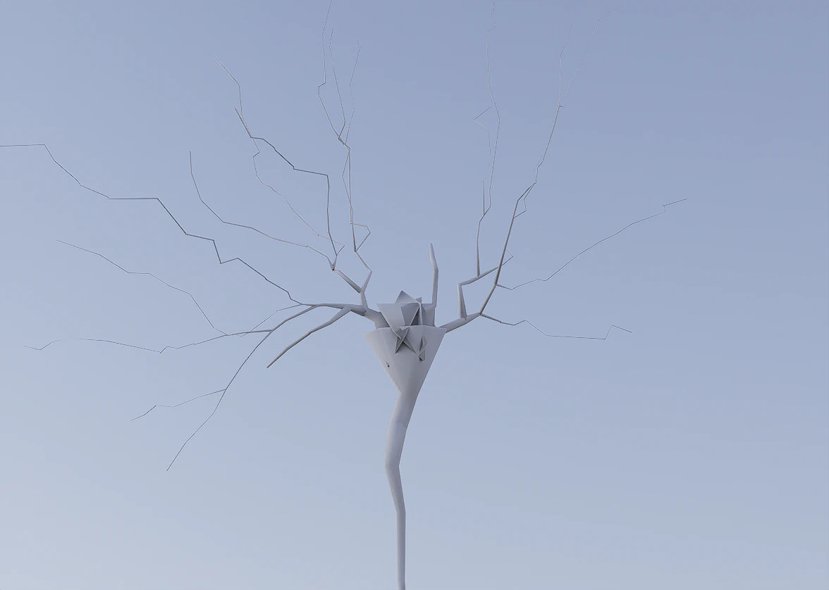 3D Neuron Model-08 3D Model .c4d .max .obj .3ds .fbx .stl .blend 
