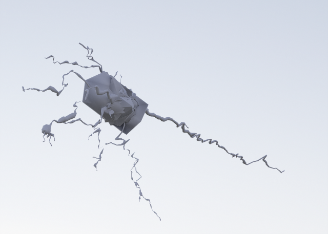 3D Neuron Model-10 3D Model .c4d .max .obj .3ds .fbx .stl .blend 