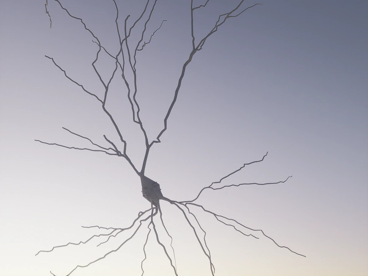 3D Neuron Model-12 3D Model .c4d .max .obj .3ds .fbx .stl .blend 