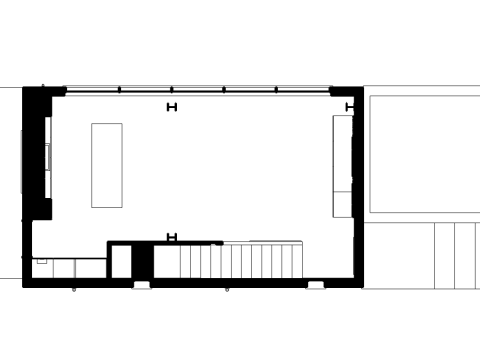 Modern Duplex Studio House Modèle 3D