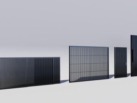 Door Collection - 67 pieces 3D-Modell