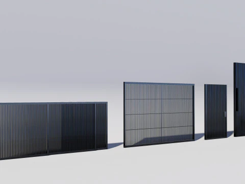 60 Door Collection 3D Model