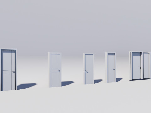 Door Collection - 67 pieces 3D-Modell