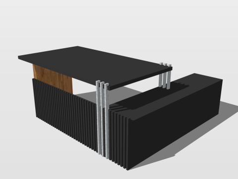 Office Desk 3Dモデル