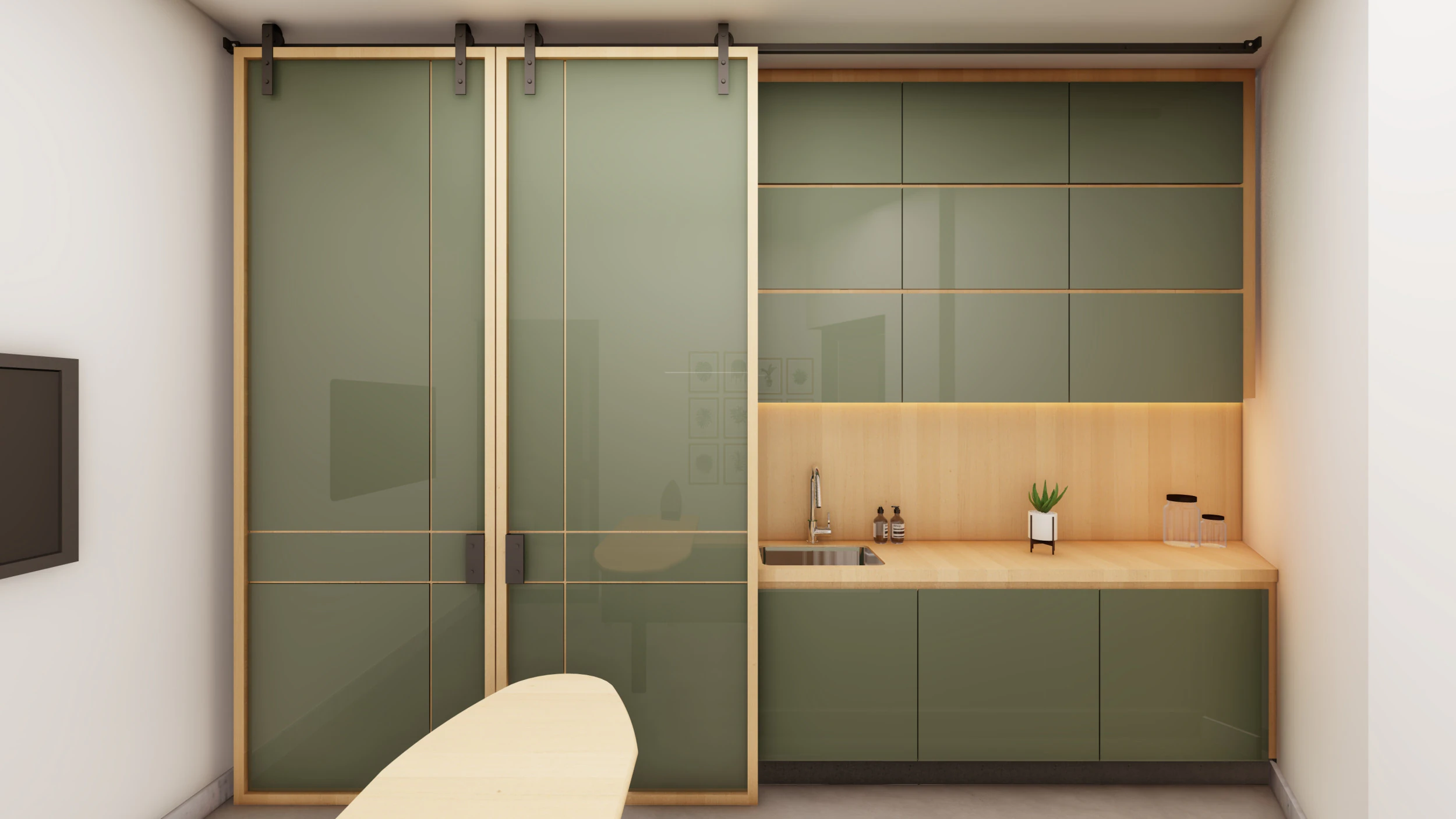 Laundry Cabinet 3D Model .c4d .max .obj .3ds .fbx .stl .blend 