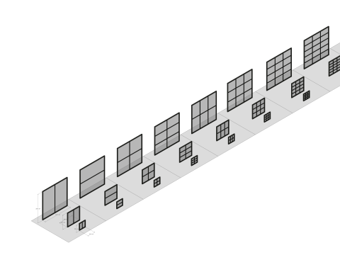 Window Collection 02 - 27 pieces 3D Model