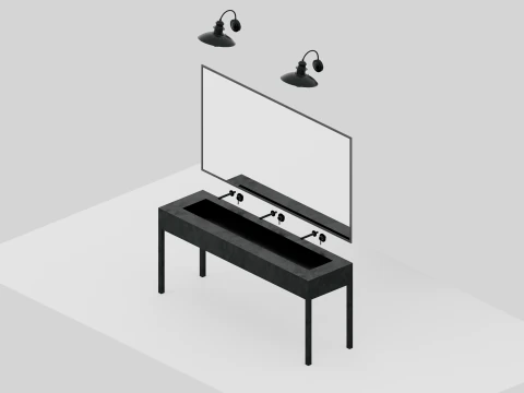 Modern Office Furniture Pack Archviz 3D Model