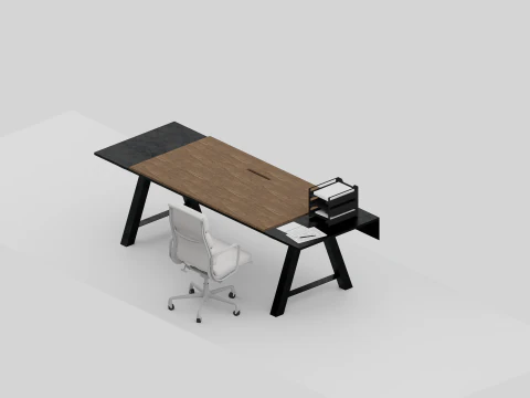 Modern Office Furniture Pack Archviz 3D Model
