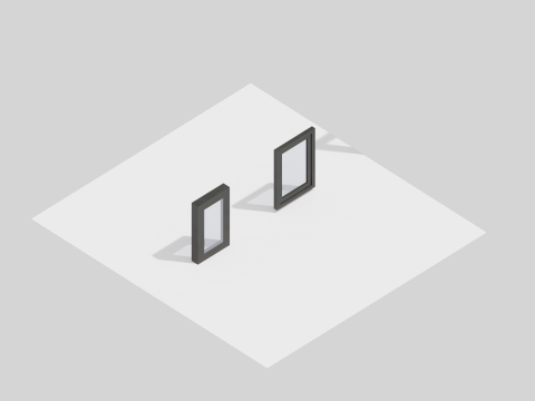 50 ウィンドウ パック コレクション 3Dモデル