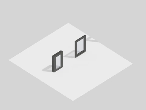 50 Window Pack collection 3D Model