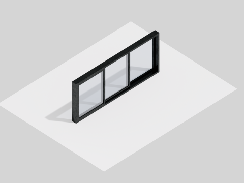 50 ウィンドウ パック コレクション 3Dモデル