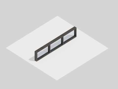 50 ウィンドウ パック コレクション 3Dモデル