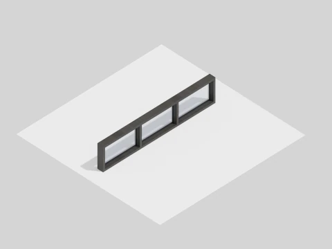 50 Window Pack collection 3D Model