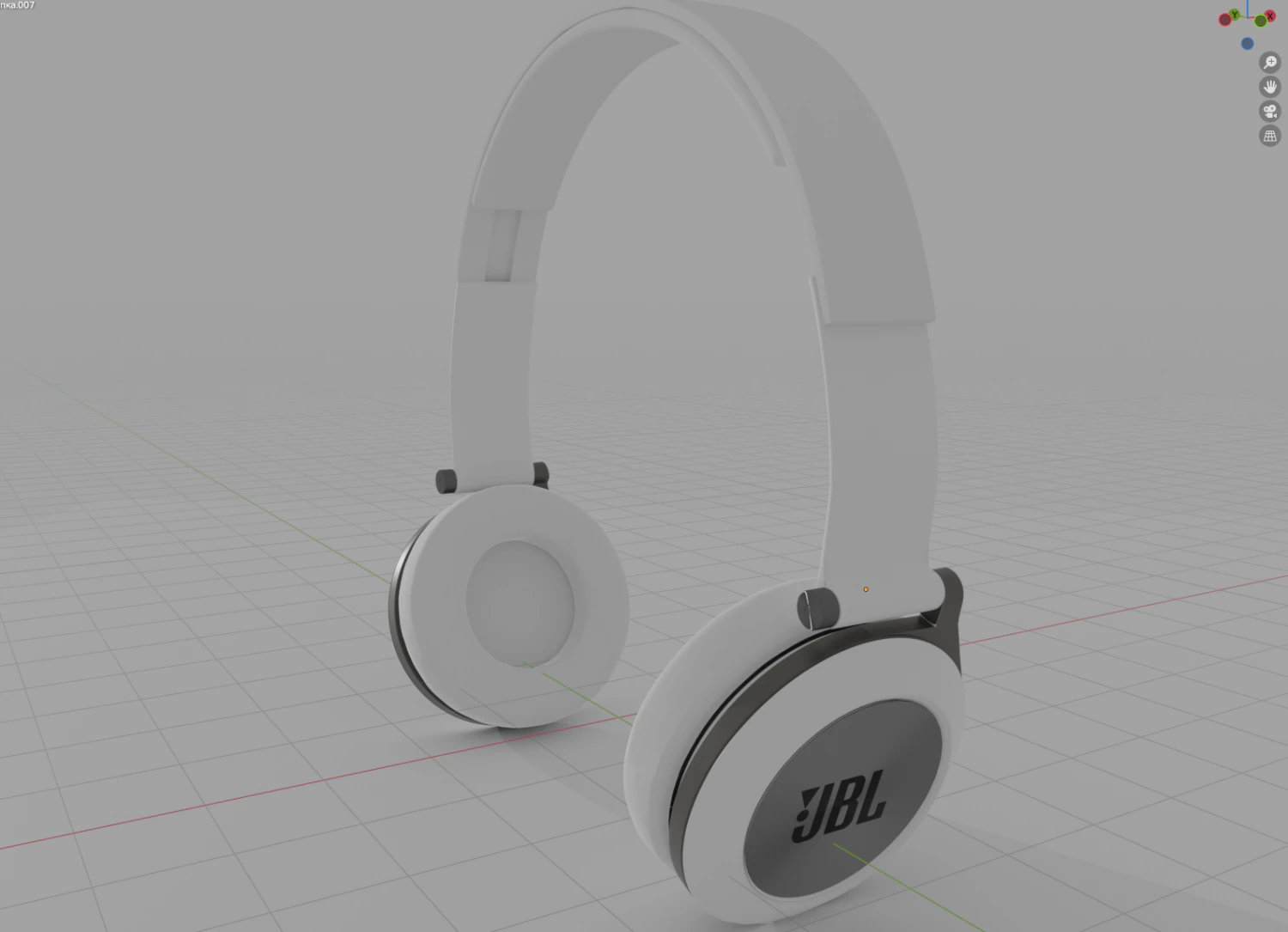 JBL headphones 3D Model .c4d .max .obj .3ds .fbx .stl .blend 
