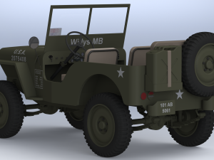 Of JEEP 3D Модель