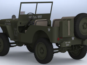 Of JEEP 3D Model