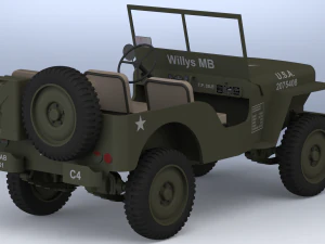 Of JEEP 3D Model