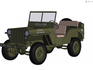Of JEEP 3D Модель