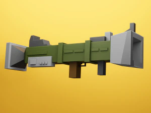 Low Poly Cartoon Weapons Asset Pack 3D Model