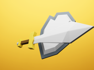 Low Poly Cartoon Weapons Asset Pack 3D Модель