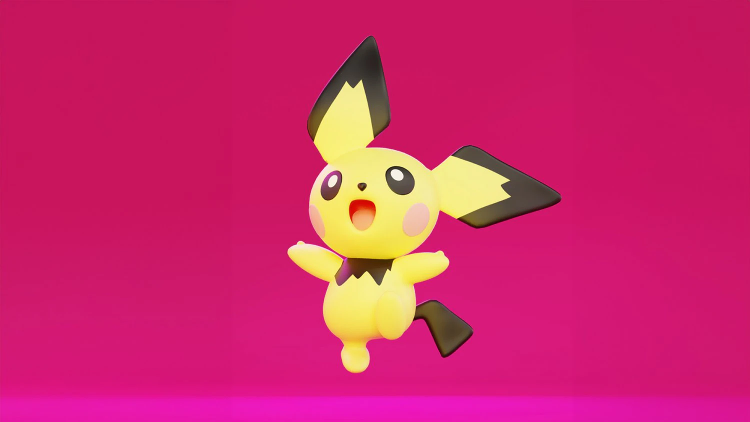 Pichu 3D Model .c4d .max .obj .3ds .fbx .stl .blend 